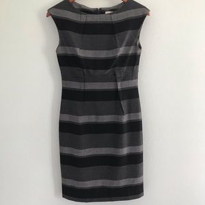 Calvin Klein black and grey dress size 2